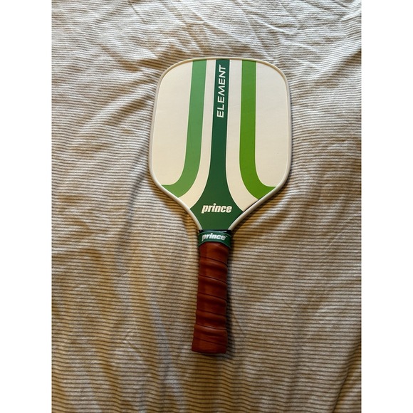 Prince Element pickleball paddle recreational series retro design green white - Picture 4 of 10